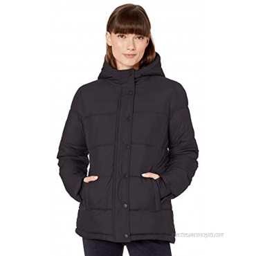 Essentials Women's Heavy-Weight Long-Sleeve Full-Zip Hooded Puffer Coat