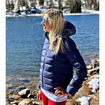 LAPASA Women's Petite Fit Packable Down Jacket Water-Resistant Winter Coat with Zipper Pockets L23