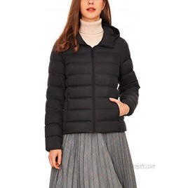 LAPASA Women's Petite Fit Packable Down Jacket Water-Resistant Winter Coat with Zipper Pockets L23