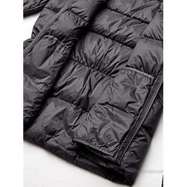 Lucky Brand Women's Short Lightweight Packable Down Coat with Boxed Quilt
