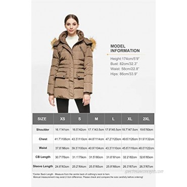 Orolay Women's Thickened Short Down Jacket Winter Coat