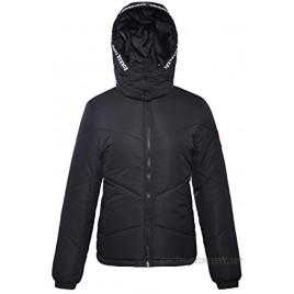 Women's Water-Resistant Heavy Padded Quilted Puffer Jacket Winter Bubble Coat