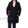 Alpine Swiss Alice Womens Plus Size Wool Overcoat Classic Notch Lapel Walking Coat