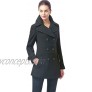 BGSD Women's Joann Wool Blend Pea Coat Regular Plus Size & Short