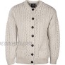 Carraig Donn Irish Fisherman Sweater Ladies 100% Merino Wool White