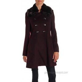 VIA SPIGA Women's Mid-Length Fit and Flare Double Breasted Wool Coat