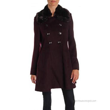VIA SPIGA Women's Mid-Length Fit and Flare Double Breasted Wool Coat
