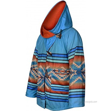 Womens Beth Dutton Hooded Blue Coat Kelly Reilly Polyester Fleece Blend Winter Jacket Native Hot Ladies Poncho