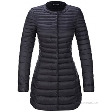 Bellivera Women's Quilted Lightweight Padding Jacket Puffer Coat with 2 Pockets for Spring Fall and Winter