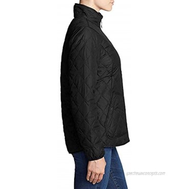 Eddie Bauer Women's Year Round Quilted Field Jacket Black Large