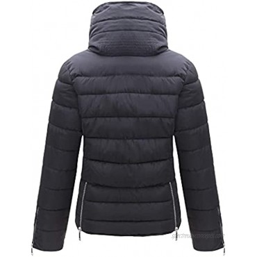 Giolshon Puffer Coat Quilted Lightweight Padding Bubble Jacket for Women