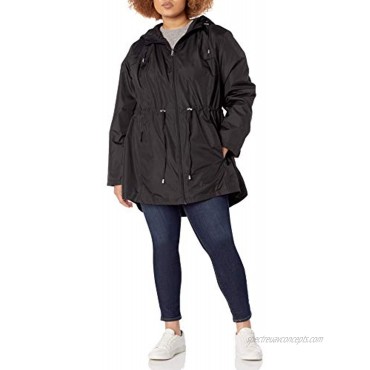 INTL d.e.t.a.i.l.s Women's Plus Size Midweight Pack-it-in-a-Pouch Vestee Jacket