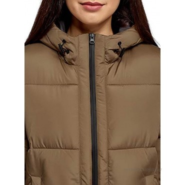oodji Ultra Women's Hooded Quilted Jacket
