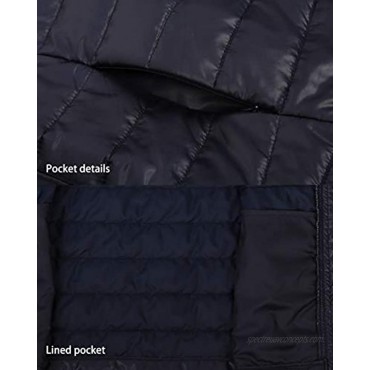 REMEETOU Quilted Women's Jacket with Puffer,Lightweight Classic Coat with Zip,Padding Short Outerwear Plus
