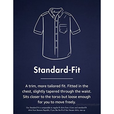Brand Goodthreads Men's Standard-Fit Short-Sleeve Oxford Shirt w Pocket