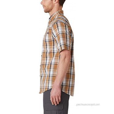 Dickies Men's Short Sleeve Flex Woven Shirt Relaxed Fit