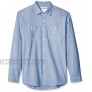 Essentials Men's Regular-fit Long-Sleeve Chambray Shirt