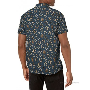 Pendleton Men's Short Sleeve Shoreline Cotton Print Shirt