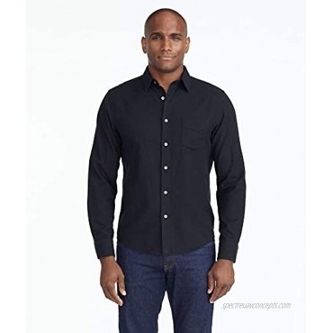 UNTUCKit Sherwood Black Untucked Shirt for Men Long