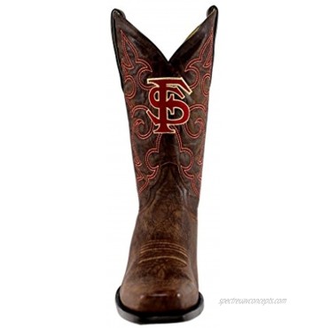 GAMEDAY BOOTS Men's 13 Inch Florida State University 10.5 D M US-Brass