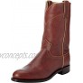 Justin Men's Classics Deerlite Roper Cowboy Boot Round Toe Chestnut 13 B M US