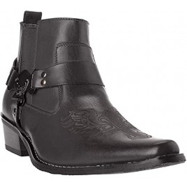 western10 Mens Cow-Boy Boots