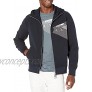 AX Armani Exchange Men's Striped Design Logo Zip Up Hooded Sweatshirt