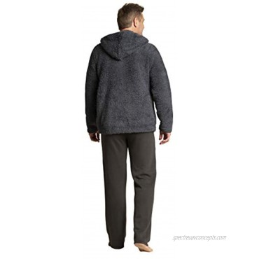 Barefoot Dreams CozyChic Men's Shearling Hoodie Knit Winter Clothes for Men