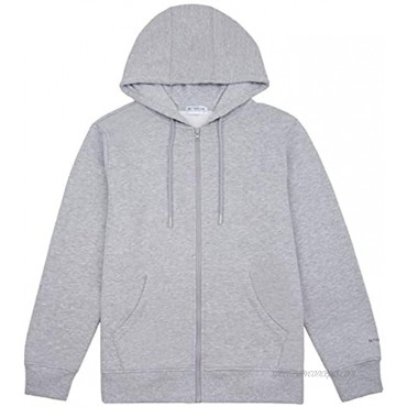 BETTERCHIC Men's Hooded Sweatshirt Athletic Soft Brushed Fleece Hoody Drawstring Full Zip Up Hoodie Size S-3XL