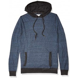 Billy Reid Men's Long Sleeve Contrast Stitch Pullover Sweater Hoodie
