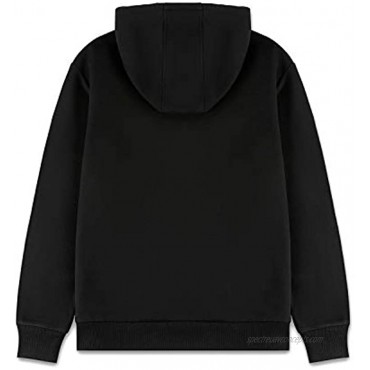 DEESPACE Men's Soft Brushed Fleece Hooded Sweatshirt Full Zip-up Hoodie S-3XL