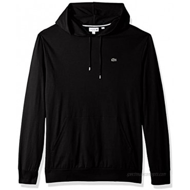 Lacoste Men's Long Sleeve Hooded Jersey Cotton T-Shirt Hoodie