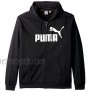 PUMA Men's Essential Full Zip Hoodie Fleece Big Logo Sweatshirt