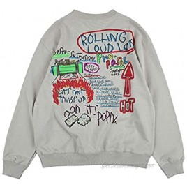 Rolling Loud LA Sweatshirt Hip Hop Rapper Oversized Graffiti Print Sweatshirts Crew Neck Cotton Sweatshirt Hoodies