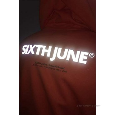 Sixth June | Mens Fashion | Regular Fit Soft Pull Over Hoodie with Reflective Prints