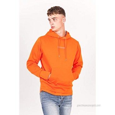 Sixth June | Mens Fashion | Regular Fit Soft Pull Over Hoodie with Reflective Prints