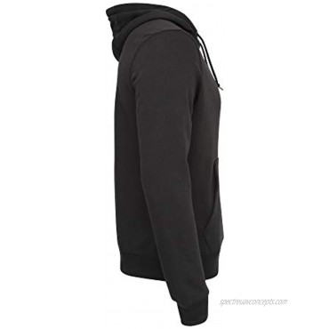 Unipro Men's Basic 2 Pack Fleece Hoodie Sweatshirt with Kangaroo Front Pocket Bundle