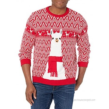 Blizzard Bay Men's Ugly Christmas Sweater Llama