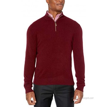 Buttoned Down Men's Cashmere Quarter-Zip Sweater