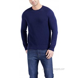 Gilboa Men's 100% Cotton Crewneck Pullover Sweater