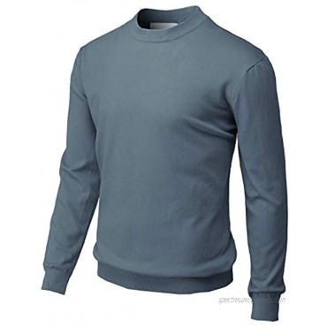H2H Mens Casual Slim Fit Pullover Turtleneck Sweaters Knitted Long Sleeve Thermal Basic Designed