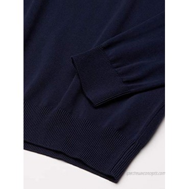 Lacoste Men's Long Sleeve V Neck Cotton Jersey Sweater