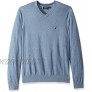 Nautica Men's Big and Tall Long Sleeve V Neck Jersey Sweater