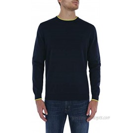 Scappino Fluo Rib Sweater Navy L
