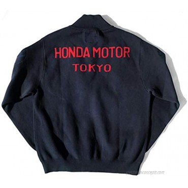 Vintage Culture Officially Licensed Honda Motorsports 1 4 Sweater 1964 Dark Blue