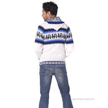 Gamboa Alpaca Sweater Alpaca Wool Cardigan with Hood Alpaca Sweater for Men
