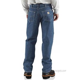 Carhartt Men's Flame Resistant Utility Denim Jean Relaxed Fit