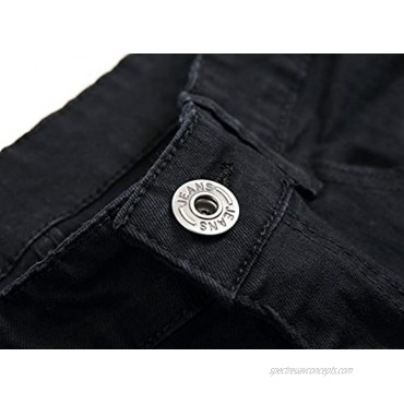 FREDD MARSHALL Men's Skinny Slim Fit Stretch Straight Leg Fashion Jeans Pants