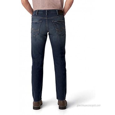 Silver Jeans Co. Men's Eddie Relaxed Fit Tapered Leg Jeans