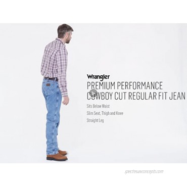 Wrangler Men’s Premium Performance Cowboy Cut Regular Fit Jean